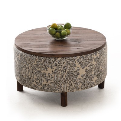 China Manufacturer Storage Ottoman Wooden Coffee Table