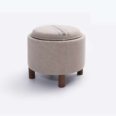 All Kinds Of Dissimilarity Round Wooden Sofa Storage Side Table